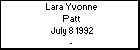 Lara Yvonne Patt
