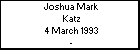 Joshua Mark  Katz