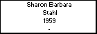 Sharon Barbara  Stahl