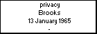 privacy Brooks
