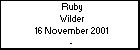 Ruby Wilder