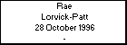Rae  Lorvick-Patt
