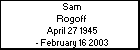 Sam Rogoff