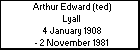 Arthur Edward (ted) Lyall