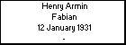 Henry Armin Fabian