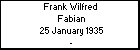 Frank Wilfred  Fabian