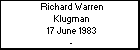 Richard Warren Klugman
