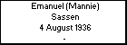 Emanuel (Mannie) Sassen