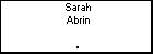 Sarah Abrin