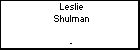 Leslie Shulman