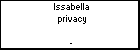 Issabella privacy