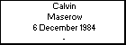 Calvin Maserow