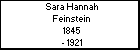 Sara Hannah Feinstein