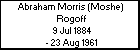 Abraham Morris (Moshe)  Rogoff