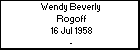 Wendy Beverly  Rogoff