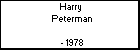 Harry  Peterman