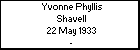 Yvonne Phyllis Shavell