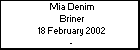 Mia Denim Briner