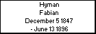 Hyman Fabian