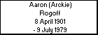 Aaron (Arckie) Rogoff