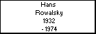 Hans  Rowalsky
